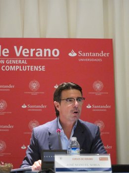 Archivo - Jose Manuel Soria, Presidente Del PP Canario, En Universidad De El Escorialm