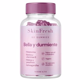 Skinfresh Gummies Bella y Durmiente, para dormir y para la piel.