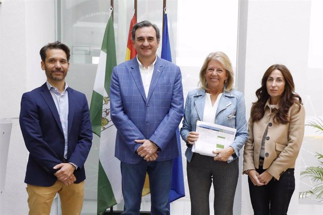 La alcaldesa de Marbella en la presentación de los presupuestos municipales para 2024.