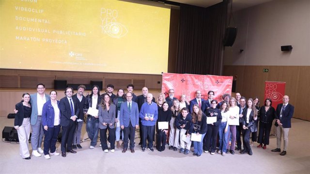 Entrega de premios de la XVII edición del certamen de creación audiovisual 'Proyecta' de la CEU-UCH