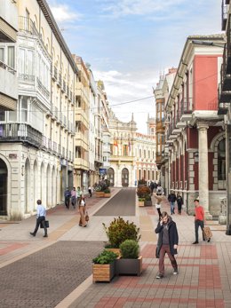 Recreación de la peatonalización.