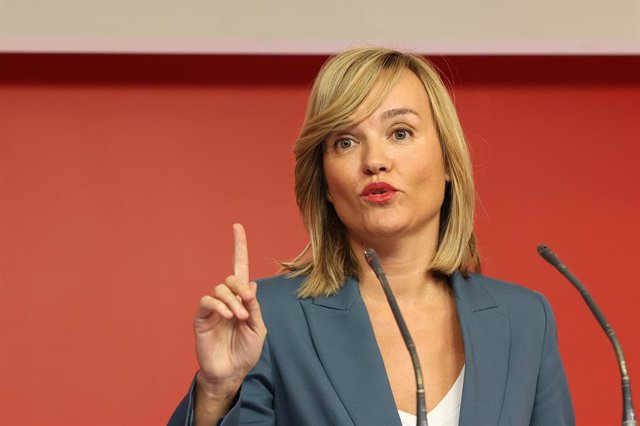 Archivo - La ministra d'Educació i Formació Professional en funcions i portaveu del PSOE, Pilar Alegría