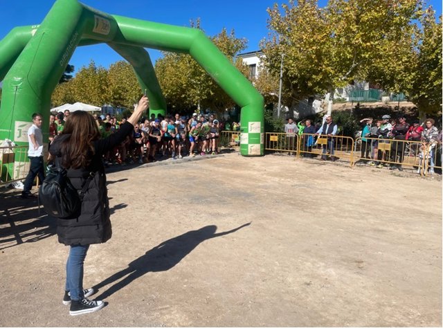 Salida del I Campo a Través Sierra de Ahíllos