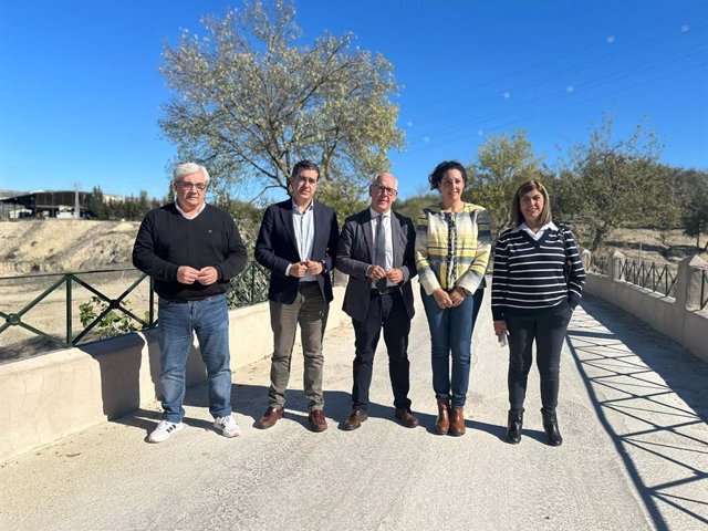 Inauguracón de la reapertura del puente de La Laguna