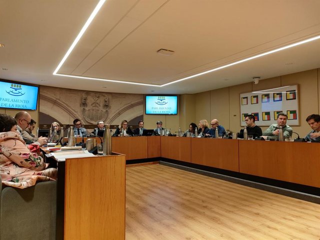 La consejera de Economía, Innovación, Empresa y Trabajo Autónomo, Belinda León, comparece en el Parlamento de La Rioja