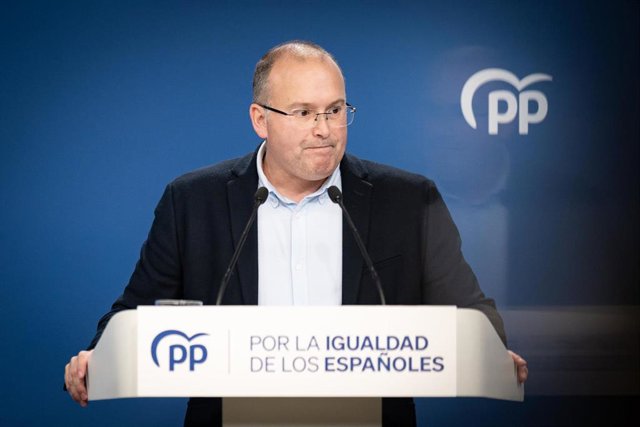 El vicesecretario nacional de Coordinación del PP, Miguel Tellado.
