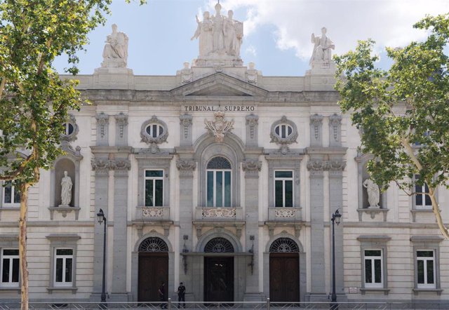 Archivo - Fachada del Tribunal Supremo en Madrid (España). 