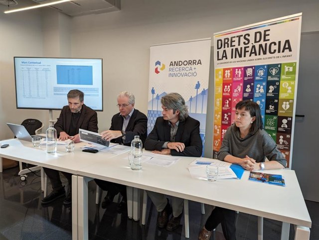 Un instante de la presentación del Observatorio de la Infancia 2023.