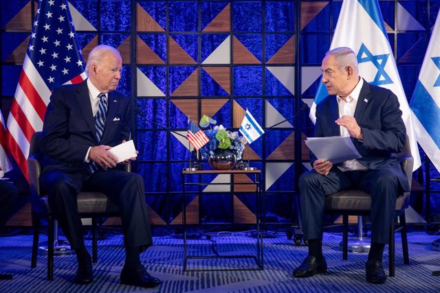 El president dels EUA, Joe Biden, i el primer ministre d'Israel, Benjamin Netanyahu