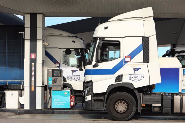 Camions del projecte pilot de Nestlé Espanya
