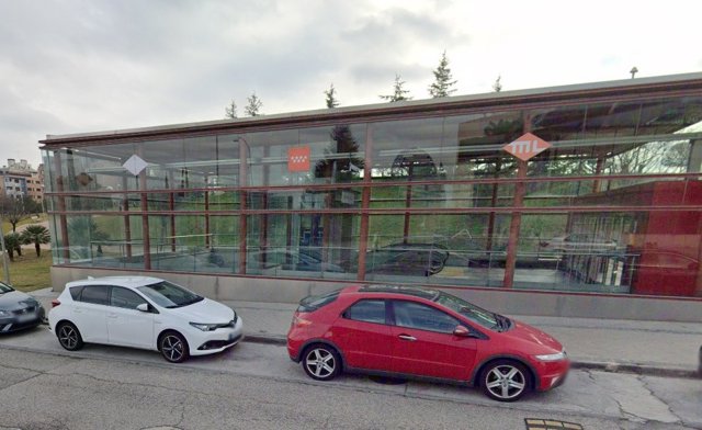 Estación de Metro Ligero María Tudor, situada en el madrileño barrio de Sanchinarro