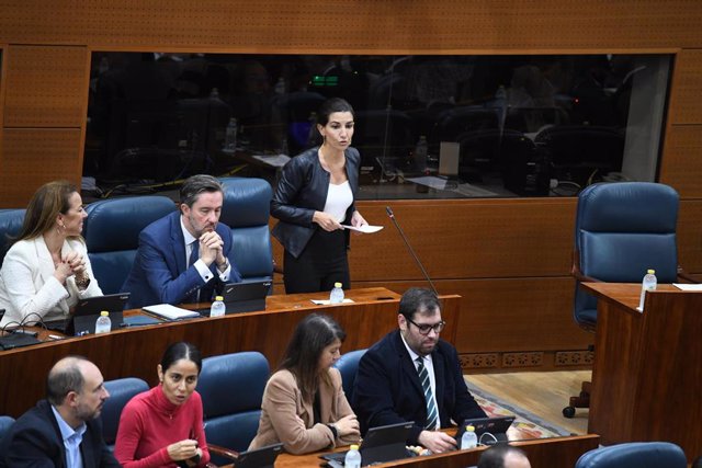 La portavoz de Vox en la Asamblea de Madrid, Rocío Monasterio. Archivo.