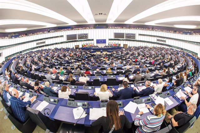 Archivo - Pleno del Parlamento Europeo en Estrasburgo