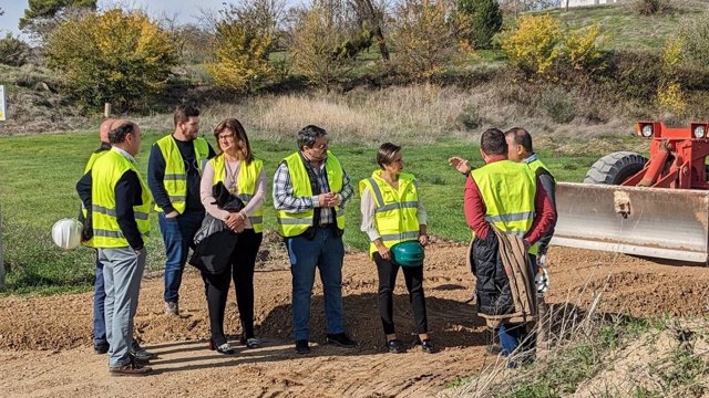 Visita  a las obras en el camino rural San Julián