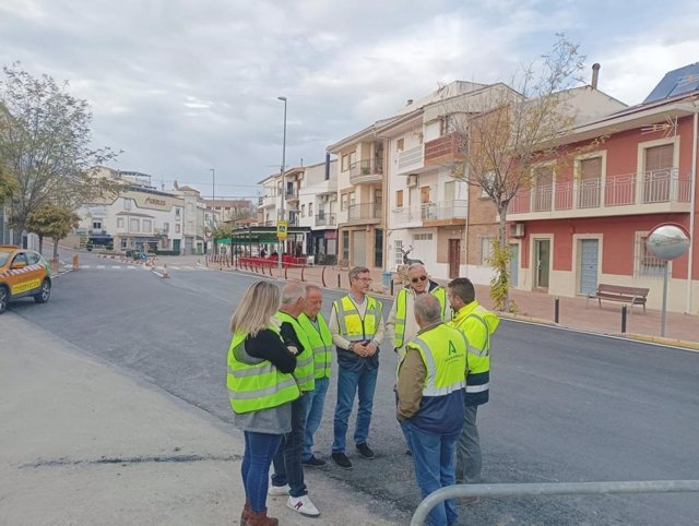 Visita a las obras en Santo Tomé.