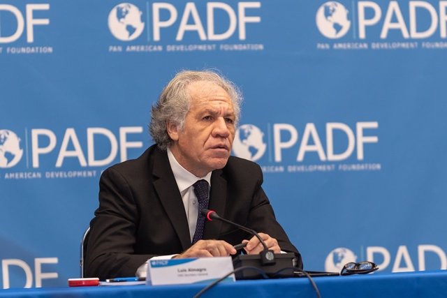 Archivo - El secretario general de la Organización de Estados Americanos (OEA), Luis Almagro