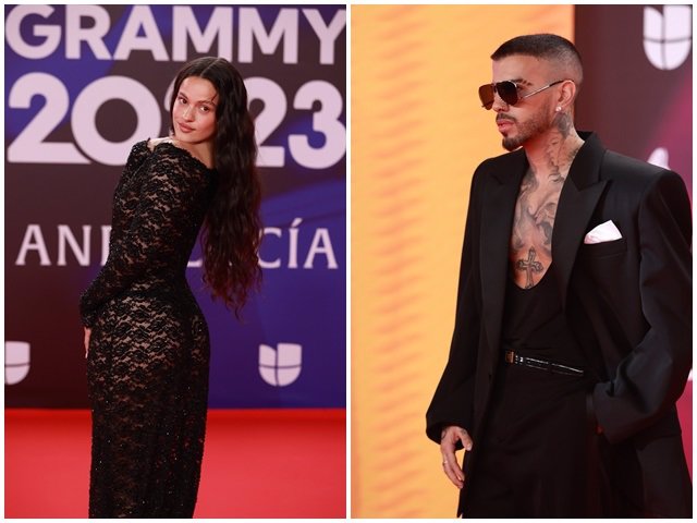 Rosalía y Rauw Alejandro se han visto las caras tras su mediática ruptura en la entrega de los Latin Grammy en Sevilla