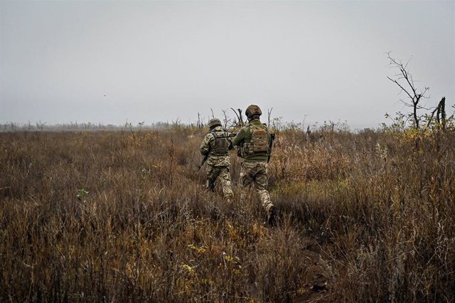 Archivo - Militares ucranianos en Zaporiyia