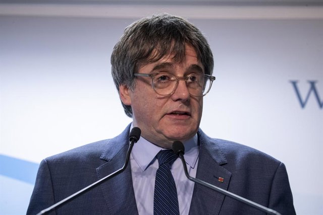 L'expresident de la Generalitat i líder de Junts al Parlament Europeu, Carles Puigdemont