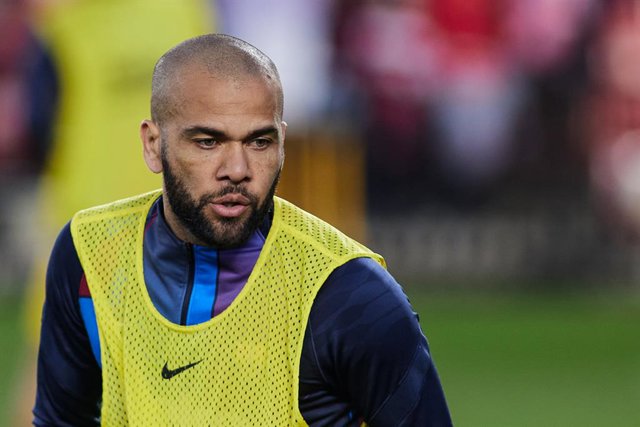 Archivo - El futbolista Dani Alves