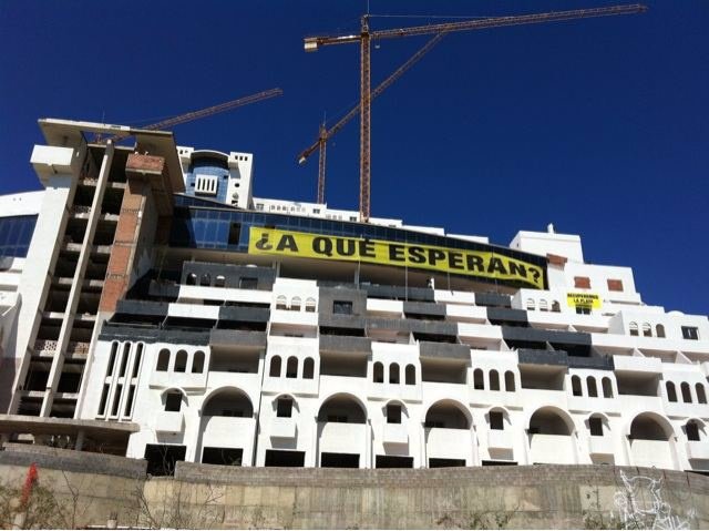 Archivo - Hotel en el paraje de El Algarrobico, en Carboneras (Almería)
