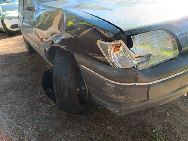 Coche del acusado de atropellar al ciclista en Córdoba.