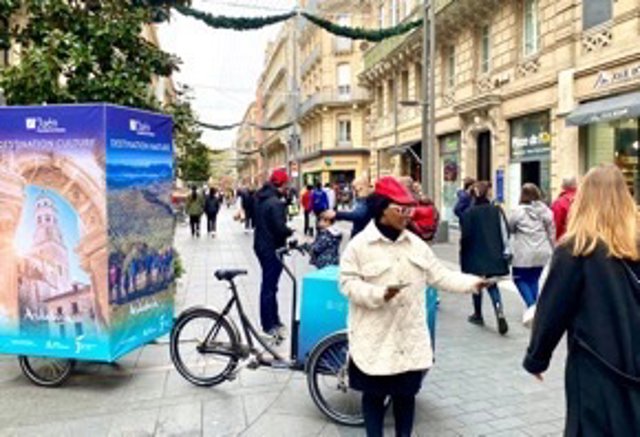 Acción promocional de 'Jaén paraíso interior' en Toulouse