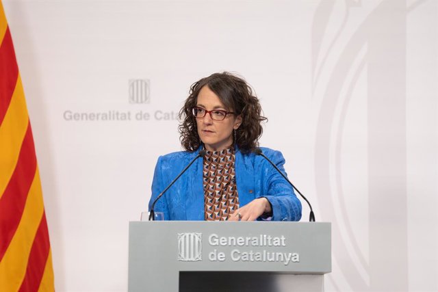Archivo - La consellera d'Igualtat i Feminismes de la Generalitat de Catalunya, Tània Verge
