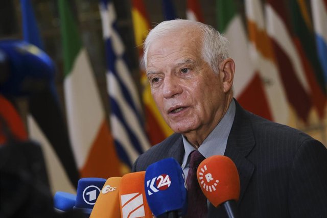 El Alto Representante de la Unión Europea para la Política Exterior, Josep Borrell, en Bruselas.