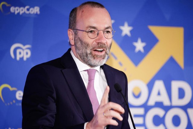 El presidente del Partido Popular Europeo (PPE), Manfred Weber, en la jornada 'Camino a la recuperación' que organiza el PP Europeo