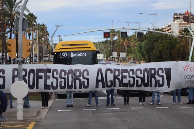 Acció del Sepc a la Diagonal de Barcelona