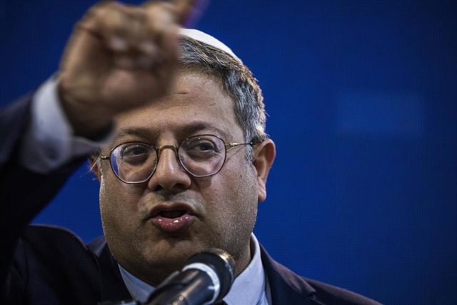 Archivo - El ministro de Seguridad Nacional de Israel, Itamar Ben Gvir.