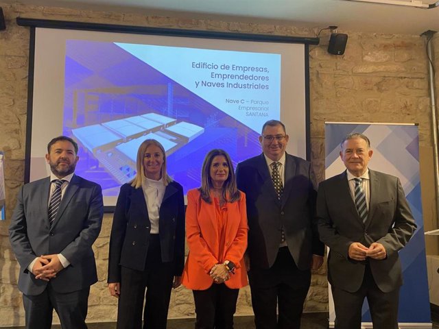 Presentación del proyecto del centro de empresas y emprendedores del Parque Empresarial Santana
