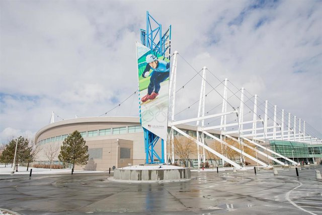 Archivo - Exteriores del Utah Olympic Oval, en Salt Lake City.