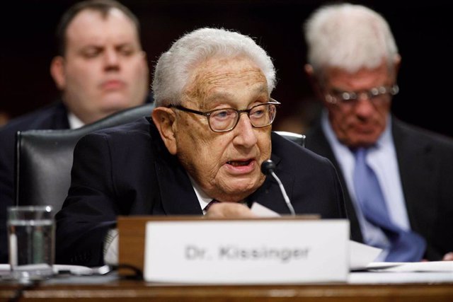 Archivo - Imagen de archivo del exsecretario de Estado de EEUU, Henry Kissinger