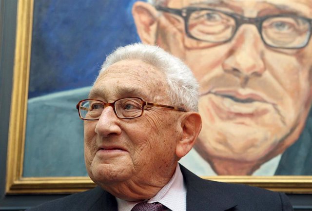 Archivo - Henry Kissinger, exsecretario de Estado de Estados Unidos