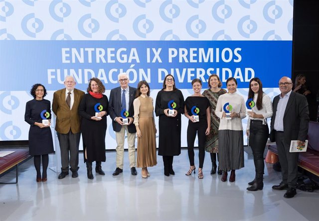 Acto de celebración de la IX entrega de los 'Premios Fundación Diversidad', que han contado con la participación de la comisaria europea de igualdad, Helena Dalli.
