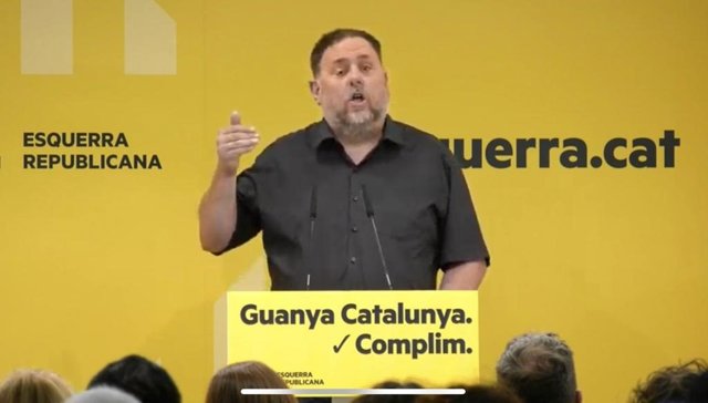 El líder d'ERC, Oriol Junqueras