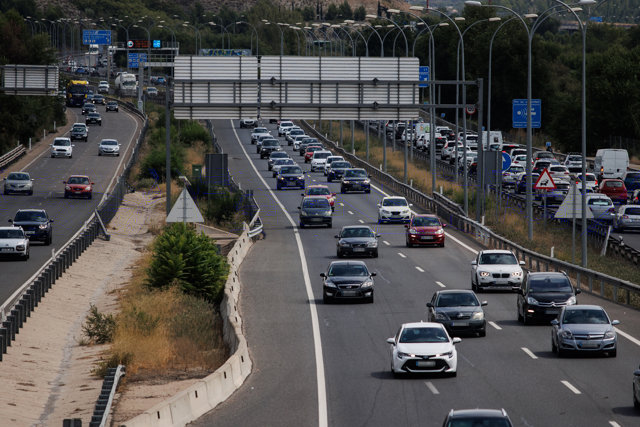 Tráfico en las entradas a Madrid