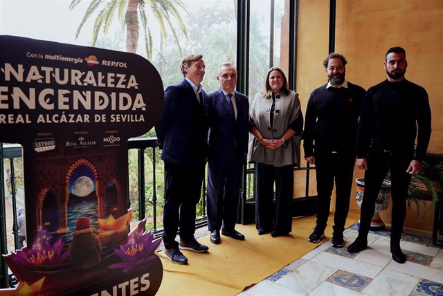 Presentación del espectáculo 'Naturaleza Encendida', que acogerá el Alcázar a partir del próximo 15 de febrero.