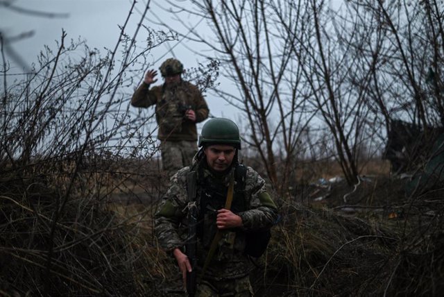 Soldado ucranianos en Donetsk, en una imagen de archivo.