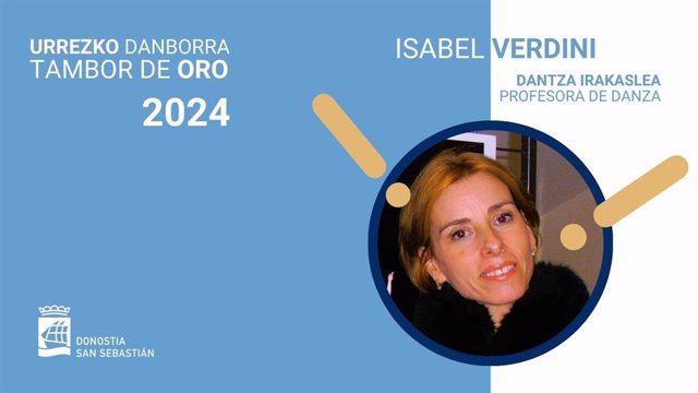 Isabel Verdini, 2024ko Urrezko Danborra.