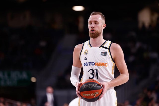 Dzanan Musa, durante un partido con el Real Madrid.