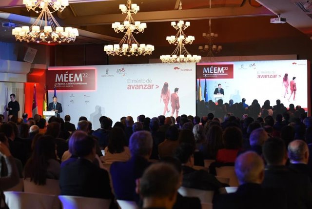 Gala de entrega de los Premios al Mérito Empresarial de C-LM