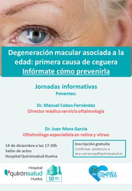 Jornada sobre la degeneración macular asociada a la edad en el Hospital Quirónsalud Huelva.