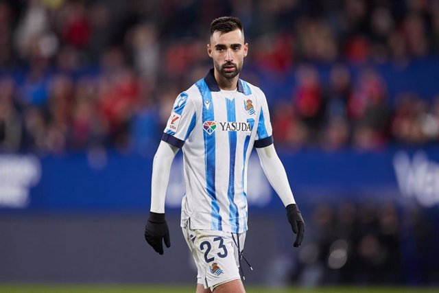 Brais Méndez con la Real Sociedad