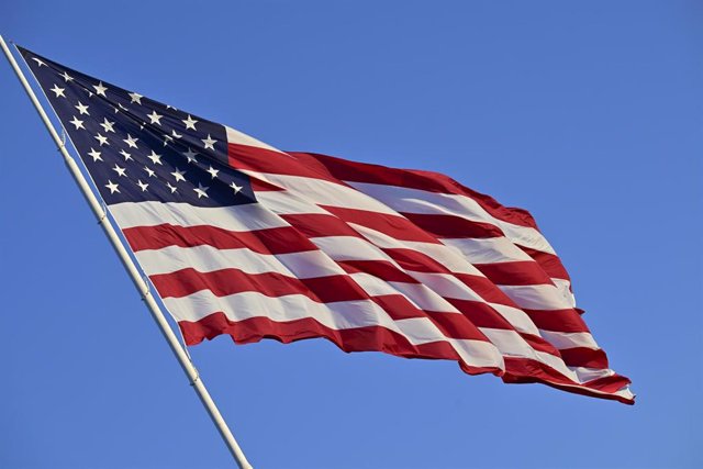 Archivo - Bandera de Estados Unidos.