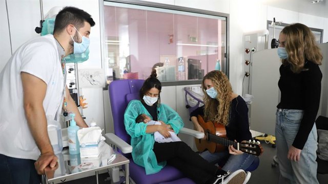 Imatge de la unitat de musicoteràpia