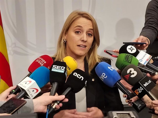 La consellera d'Economia i Hisenda de la Generalitat, Natàlia Mas