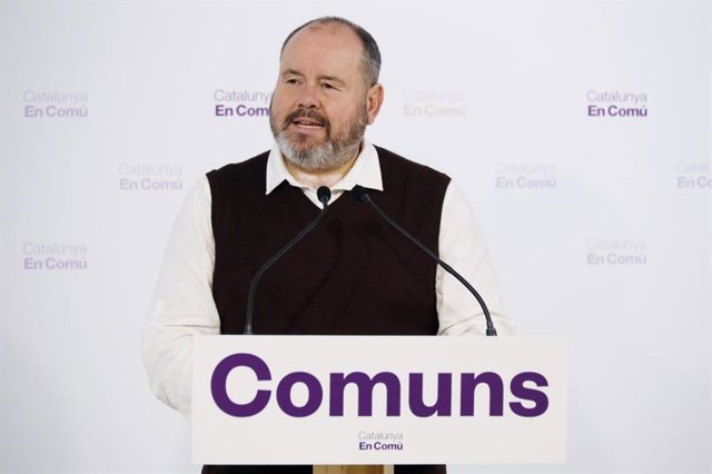 El portaveu dels comuns, Joan Mena